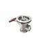 Diamond Series RotoPro 3-1/2" Ball Valve Waste Drain, Stainless Steel w/ Short Handle