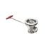 Diamond Series RotoPro 3-1/2" Ball Valve Waste Drain, Stainless Steel