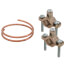 1/2" - 1" Bronze Grounding Clamp Kit w/ 12" 6g Wire