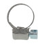 1/4"- 5/8" #4 Stainless Steel Hose Clamp w/ Carbon Screw