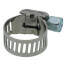 1/4"- 5/8" #4 Stainless Steel Hose Clamp w/ Carbon Screw