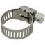 3/8"- 7/8" #6 Stainless Steel Hose Clamp w/ Carbon Screw