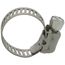 3/8"- 7/8" #6 Stainless Steel Hose Clamp w/ Carbon Screw