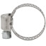 7/16"- 1" #8 Stainless Steel Worm Gear Hose Clamp w/ Carbon Screw
