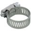 1/2"- 1-1/16" #10 Stainless Steel Worm Gear Hose Clamp w/ Carbon Screw