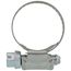 1/2"- 1-1/16" #10 Stainless Steel Worm Gear Hose Clamp w/ Carbon Screw