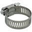 11/16" - 1-1/4" #12 Stainless Steel Worm Gear Hose Clamp w/ Carbon Screw
