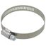 1-1/8"- 3" #40 Stainless Steel Hose Clamp w/ Carbon Screw