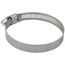 1-1/8"- 3" #40 Stainless Steel Hose Clamp w/ Carbon Screw