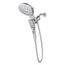 Verso Chrome Infinite Function 7" Diameter Spray Head w/ Handshower, 60" Hose, Magnetix, 1.75 Gpm, 220C2EP