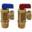 1/2" Fem. Solder or 1/2" MIP x Male Hose Boiler Drain, Pack of 2 (Rough Brass)