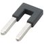 2-Way Insulated Jumper for Conductor Entry (Dark Gray)