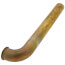 1-1/2" x 12", 22 Gauge, Direct Connect Waste Bend (Rough Brass)