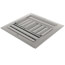 8" x 8" (Wall Opening Size) White Sidewall/Ceiling Register (A614MS Series)