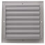 8" x 8" (Wall Opening Size) White Sidewall/Ceiling Register (A614MS Series)