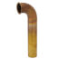 1-1/2" X 8" Rough Brass Direct Connect Waste Bend, 22 GA