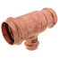 1-1/2" x 1-1/4" x 3/4" ProPress Copper Tee