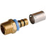 5/8" PAP to 3/4" NPT Press Transition, DZR (Bag of 10)