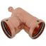 3" x 3/4" x 3" ProPress XL-C Copper Tee (Lead Free)