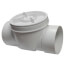 6" PVC Backwater Valve w/ DWV Hub