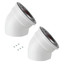 45° Non-Condensing Vent Pipe Elbows (2 Pack)