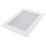 8" x 6" (Wall Opening Size) White Sidewall/Ceiling Register (A618MS Series)