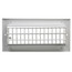 10" x 4" (Wall Opening Size) White Sidewall/Ceiling Register (A618MS Series)