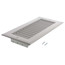 10" x 4" (Wall Opening Size) White Sidewall/Ceiling Register (A618MS Series)