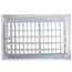 10" x 6" (Wall Opening Size) White Sidewall/Ceiling Register (A618MS Series)