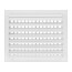 10" x 8" (Wall Opening Size) White Sidewall/Ceiling Register (A618MS Series)