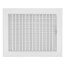 10" x 8" (Wall Opening Size) White Sidewall/Ceiling Register (A618MS Series)