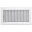 12" x 6" (Wall Opening Size) White Sidewall/Ceiling Register (A618MS Series)