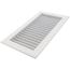 12" x 6" (Wall Opening Size) White Sidewall/Ceiling Register (A618MS Series)