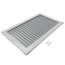 14" x 8" (Wall Opening Size) White Sidewall/Ceiling Register (A618MS Series)