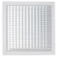 14" x 14" (Wall Opening Size) White Sidewall/Ceiling Register (A618MS Series)