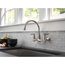 Corin 2 Handle Wall Mounted Kitchen Faucet (Stainless)