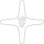 Cross Handle-Hot, 2290-001-199
