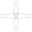 Cross Handle-Cold, 2290-002-199