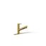 Crue 1-Handle Pull Out Kitchen Faucet (Moderne Brass), K-22976-2MB