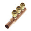 3/4" Closed Copper Manifold w/ 1/2" Sharkbite Outlets (3 Outlets)