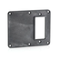 1, GFCI/Decora Receptacle Coverplate, 1, Blank Coverplate (Black)