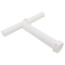 1-1/2" Garbage Disposal Waste/Drain Kit, Adjustable (10"-14"), White Plastic