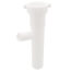 1-1/2" x 8" PVC White Dishwasher Tailpiece with 3/4" Branch