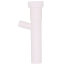1-1/2" x 8" PVC White Dishwasher Tailpiece with 3/4" Branch