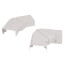3" SpeediChannel Adjustable Flat Bend (White)