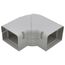 4" SpeediChannel Adjustable Flat Bend (Natural)