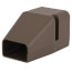 3" SpeediChannel Duct End (Brown)