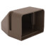 4" SpeediChannel Duct End (Brown)