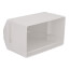 6" SpeediChannel Duct End (White)