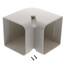 3" SpeediChannel 90-Degree Inside Elbow (Natural)